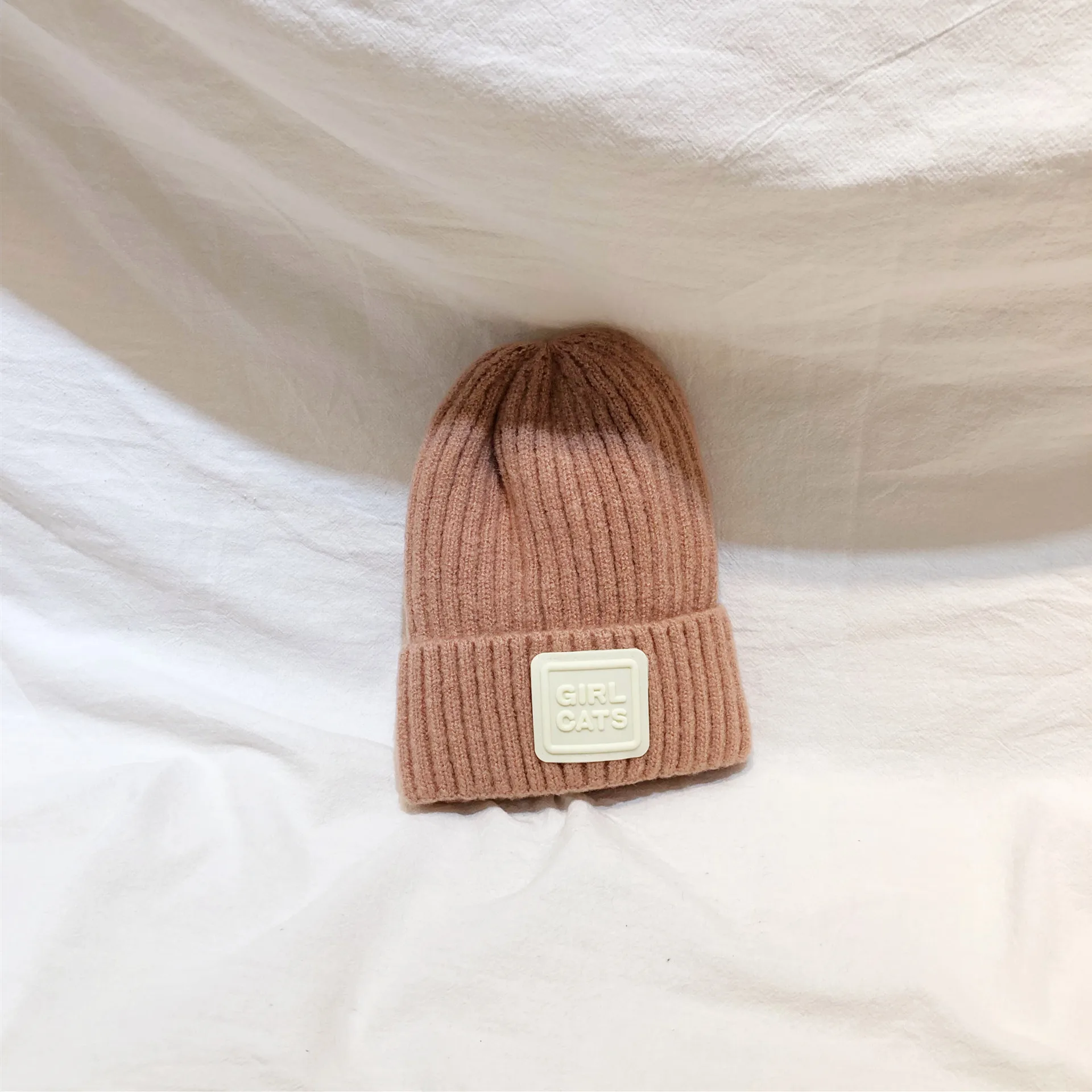 Зимние теплые вязаные шапки для маленьких мальчиков и девочек яркие цвета модные