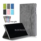 Чехол для Lenovo YOGA Tab M10 FHD плюс 10,3 ''TB-X606F X606X-книжка с отделениями для карт и подставкой для Lenovo 2nd Gen TB-X306X M10 10,1 X605F X505F со стилусом