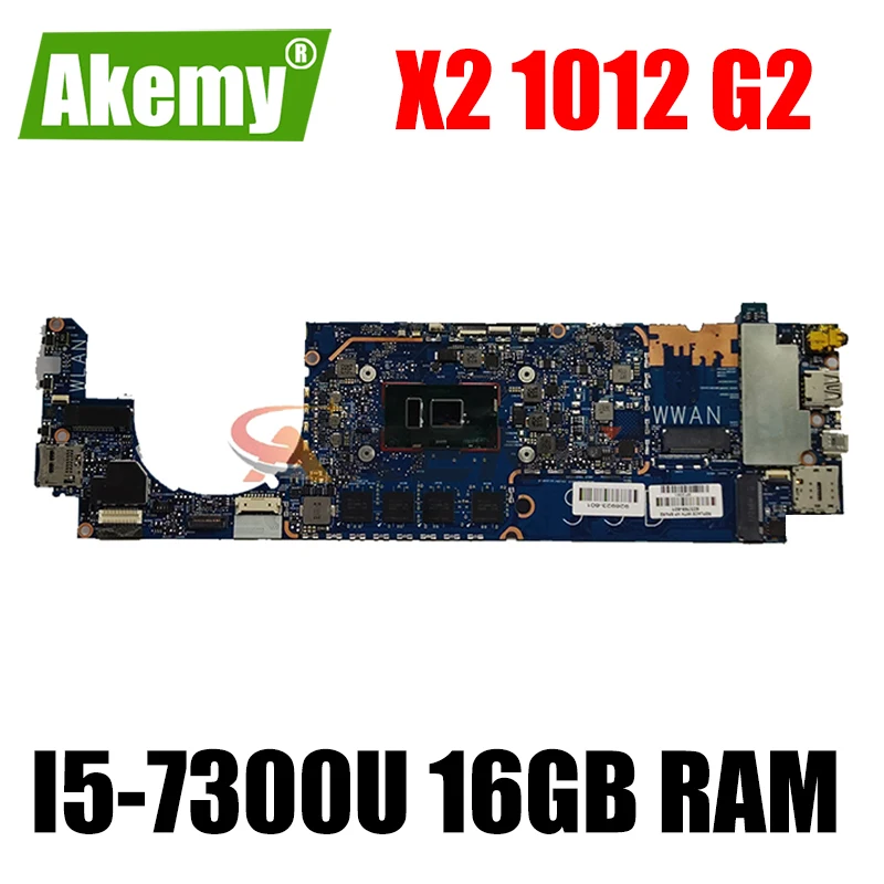 

Akemy 6050A2863101-MB-A01 с SR340 i5-7300U 16 Гб Оперативная память для HP Elite x2 1012 G2 ноутбук материнская плата тестирование 100%