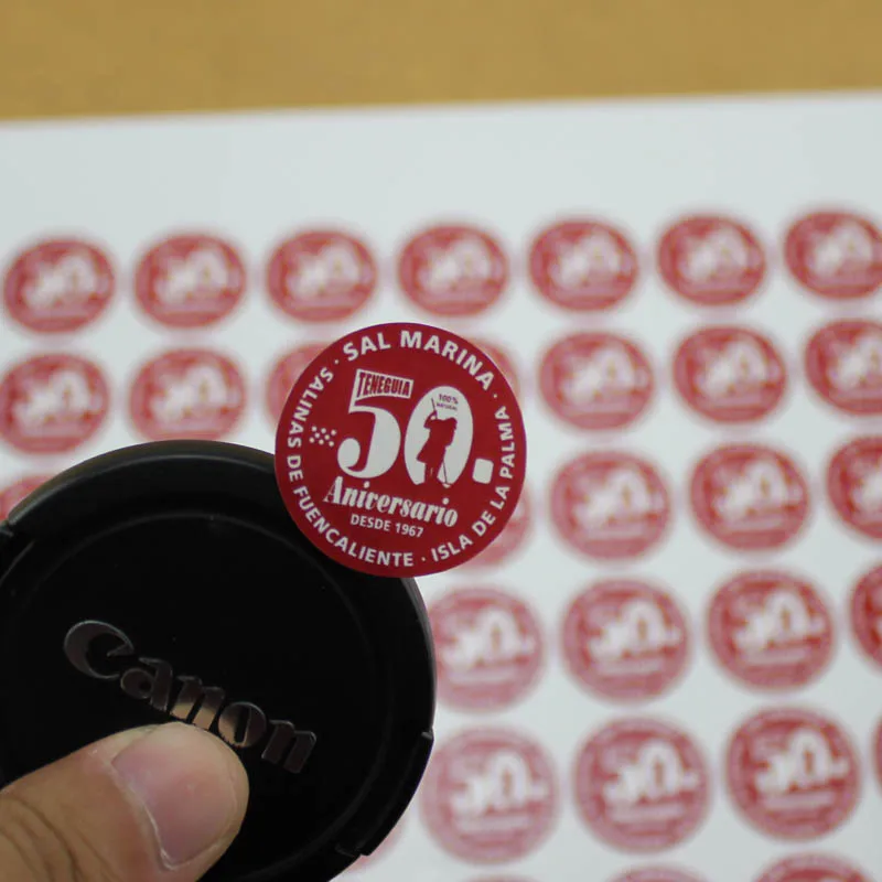 Рекламная Водонепроницаемая яркая наклейка для бутылок с лекарственными