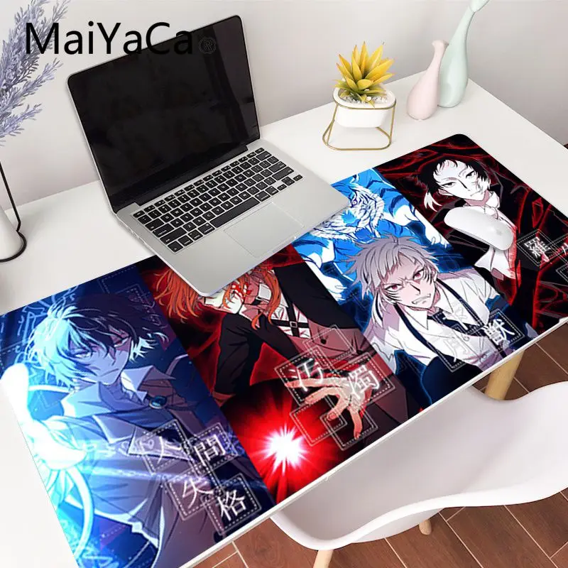 

MaiYaCa Dazai bungou stray dogs anime Rubber Pad to Mouse Game Gaming Mouse Pad Large Deak Mat 900x400mm for overwatch/cs go