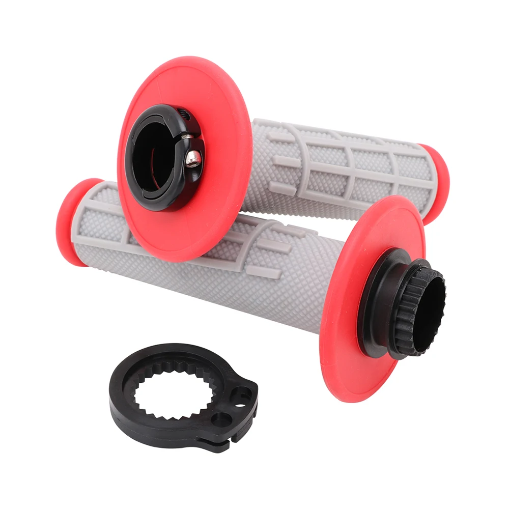 

Motorcycle left Right Handlebar Handle Bar Lock-on Grip Set For Honda CRF250R CRF250X 2004-2017 CRF450R 2002-2016 CRF450X 05-17