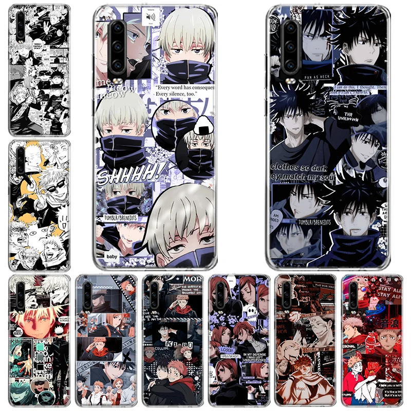

Hot Japan Anime Jujutsu Kaisen Phone Case For Huawei Mate 40 Pro 30 20 Lite 10 Huawei P30 Lite P50 Pro P40 P20 P10 Cover Coque F
