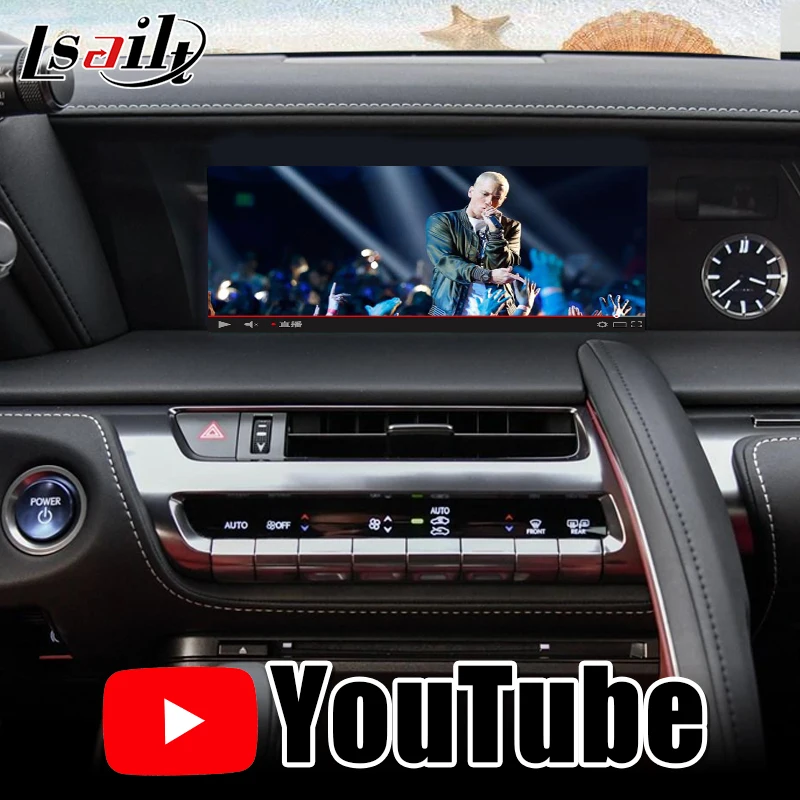4G Lsailt CarPlay/ Android мультимедийный видеоинтерфейс для Lexus LC500h 2018 года выпуска с YouTube