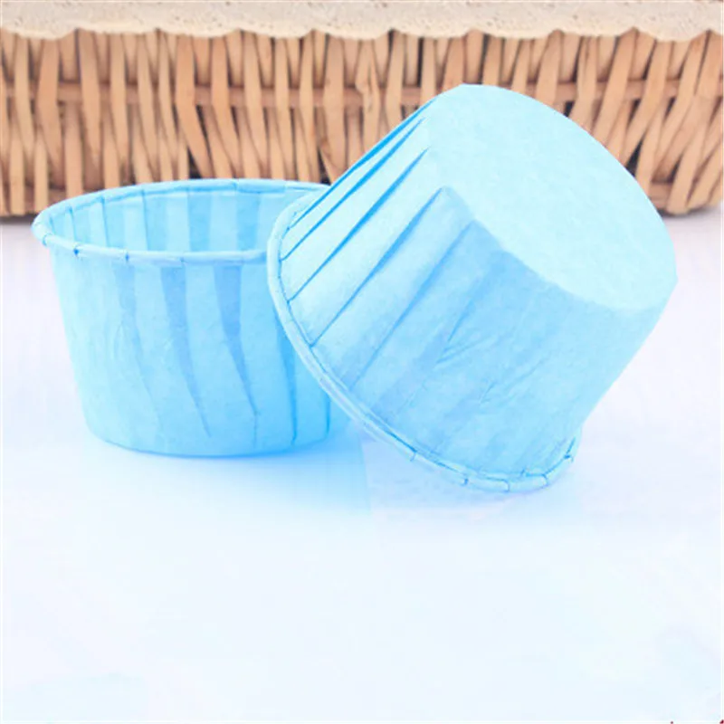 Синие чашки маффина для кексов маслостойкие рождественские вечерние Чехлы