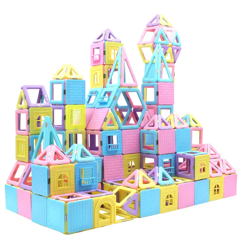 Большой размер Магнитный конструктор набор для строительства модель и