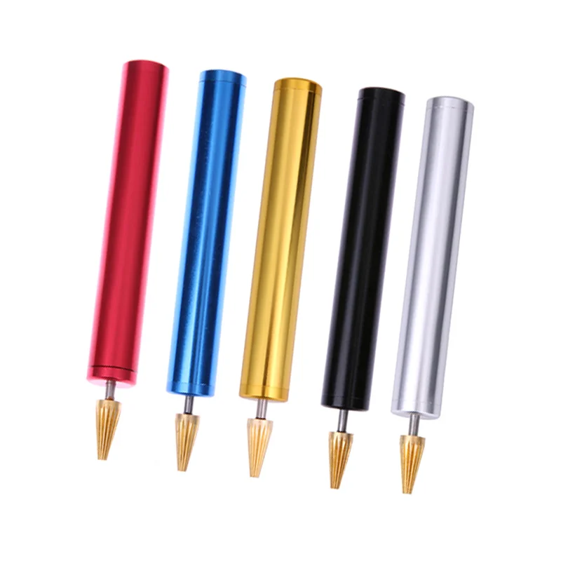

Leather Craft Edge Oil Pen Leather Dye Pen Stainless Steel Brush Brass Head Applicator Paint Roller Tools For Leathercraft DIY