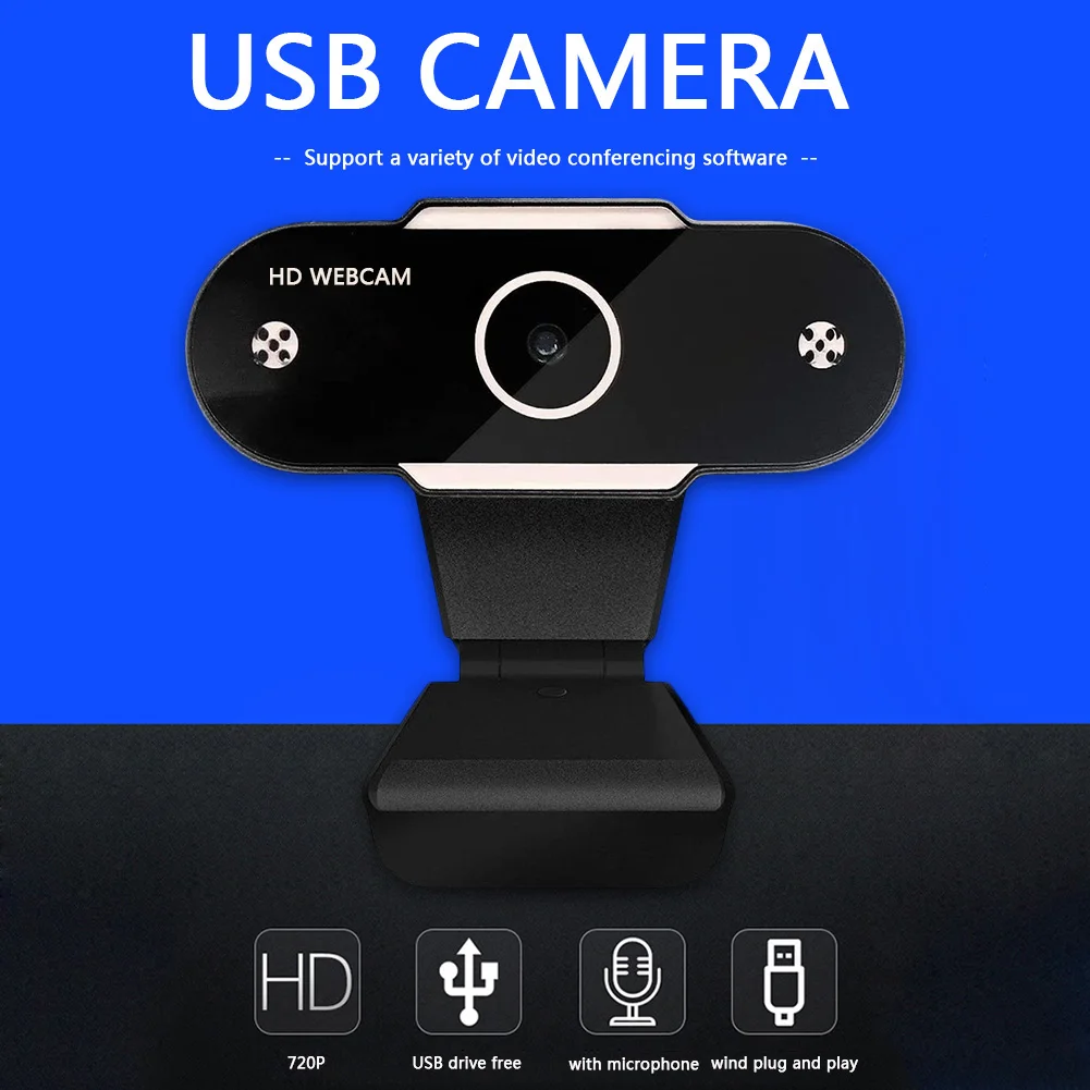 

Веб-камера 720P HD USB с микрофоном, 1280x720p