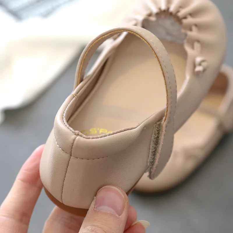 Весна 2020 детская обувь принцессы Детские Девочки плетеные туфли на плоской