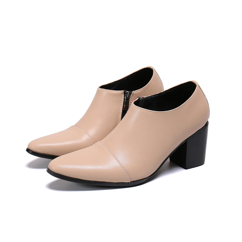 Туфли оксфорды мужские из лакированной кожи дышащие заостренный носок высокий