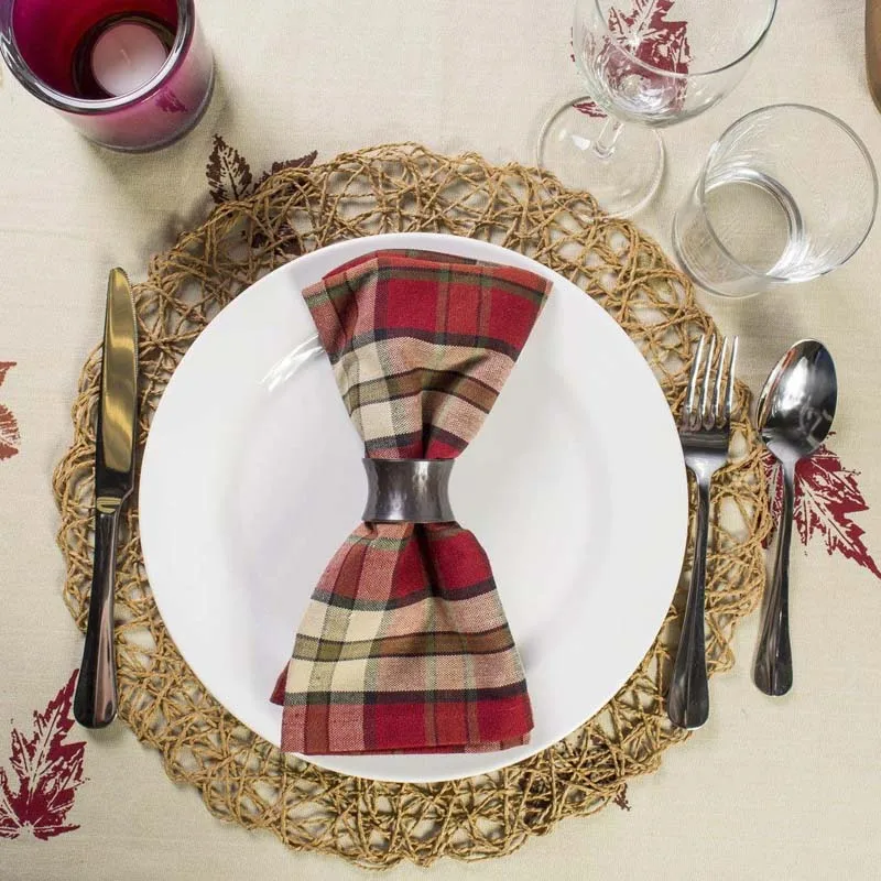 6 шт Бумага веревочная сетка салфетки круглого стола нового дизайна дома Кухня