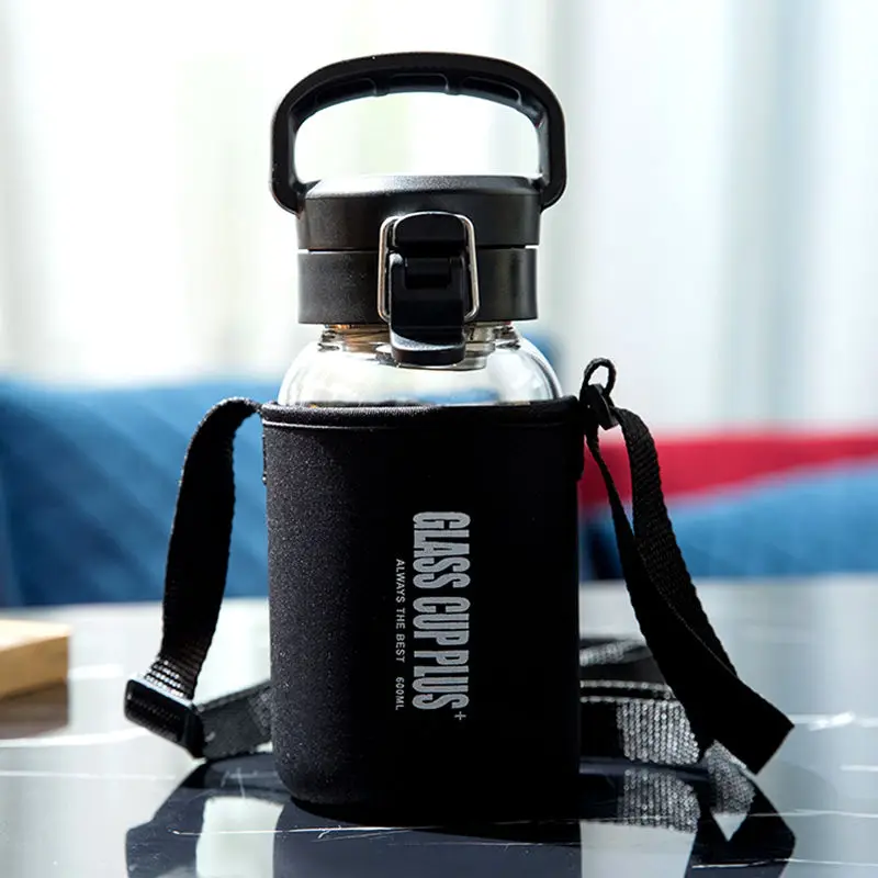 Супер емкость чашка для воды 2000 мл стеклянная креативная портативная летняя