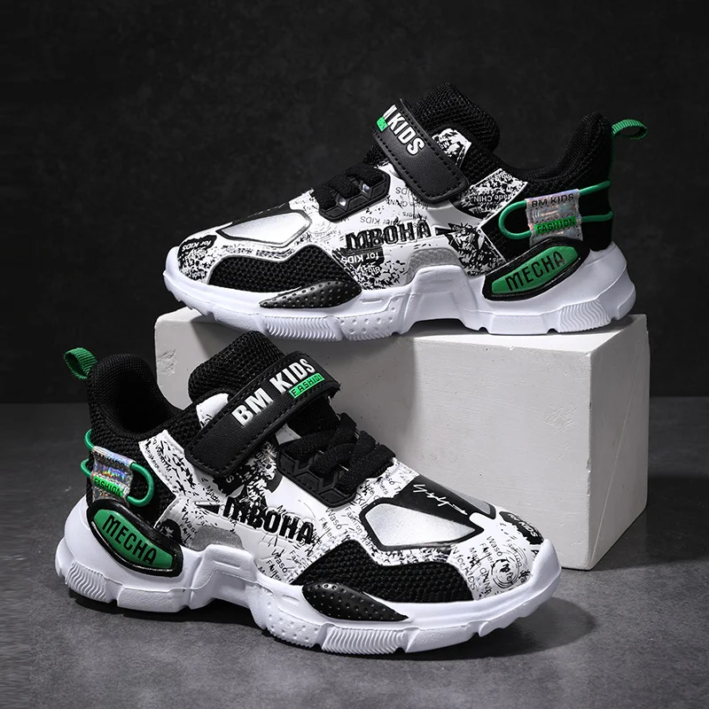 

Jane Boys Girls Fashion Sneakers Children School Sport Shoes New Fashion High Quality Children Flat Shoes Running Walking Shoes