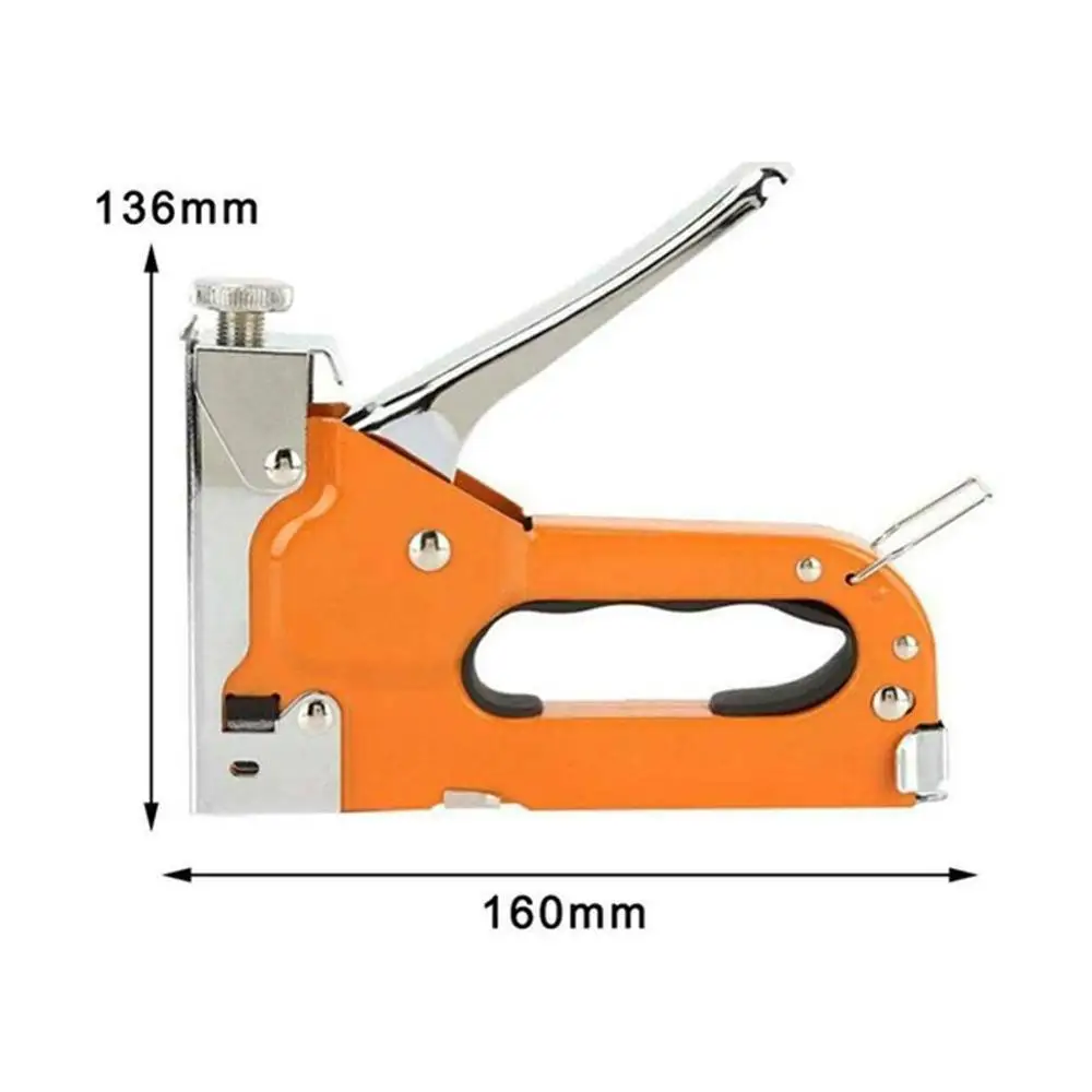 

3 In 1 Manual Nail Staple Gun Furniture Stapler For Wood Framing Hand Gun Door Tools Upholstery I3M7