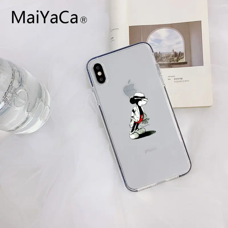 4 MaiYaCa/Роскошный Вертикальный чехол для телефона с рисунком Микки и Минни Маус для iPhone 8 7 6 6S Plus X XS MAX 5 5S SE XR 10 - Цвет: 4