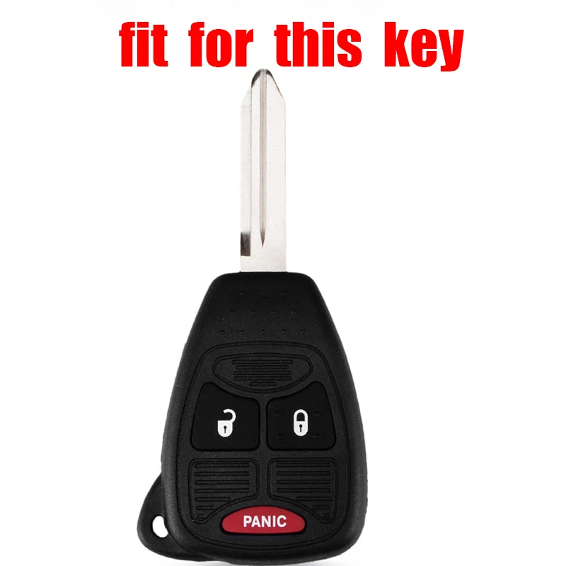 

For Chrysler 300ckey Cover Case for Chrysler 300c for Dodge Caliber for Jeep Liberty Patriot Pacifica Car Key Case Cover Holder