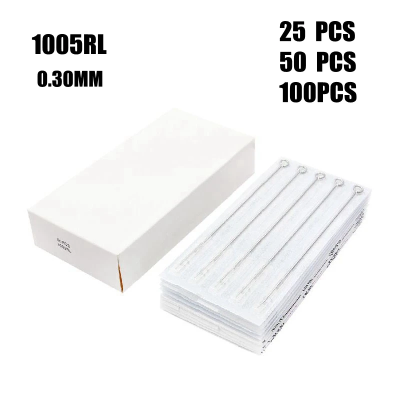 Татуировка коробка для игл и одноразовая Стерильная игла 5 круглых линий