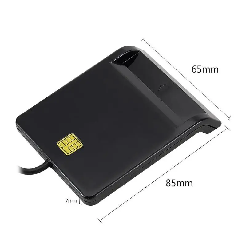 Портативный USB считыватель смарт карт для DNIE ATM CAC IC ID банковская карта сим разъем
