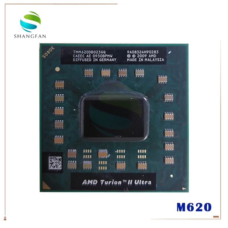 Процессор AMD Turion II Ultra Mobile M620 2 50 ГГц Мб кэш памяти L2 разъем S1 (S1g3) PGA638 TMM620DBO23GQ TMM620 для