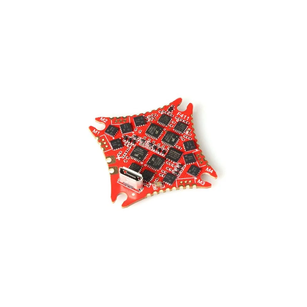 Контроллер полета HGLRC ZEUS10 AIO MPU6000 F411 BLHELIS 10A 4 в 1 ESC 2-6S 25.5X25.5mm для радиоуправляемых FPV