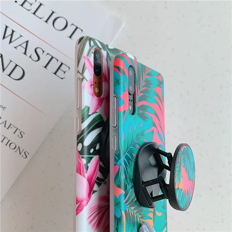 Holder Stand Case For iPhone 11 Pro Max 2019 Cover Skin IMD Silicone Phone Iphone X XS XR 7 8 6 S 6S Plus Coque |