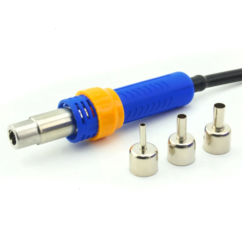 

6 Sets MECHANIC HK-850TD Hot Air Gun LCD Digital Display Welding Rework Station For Cell-phone BGA SMD PCB IC Repair Solder Iron