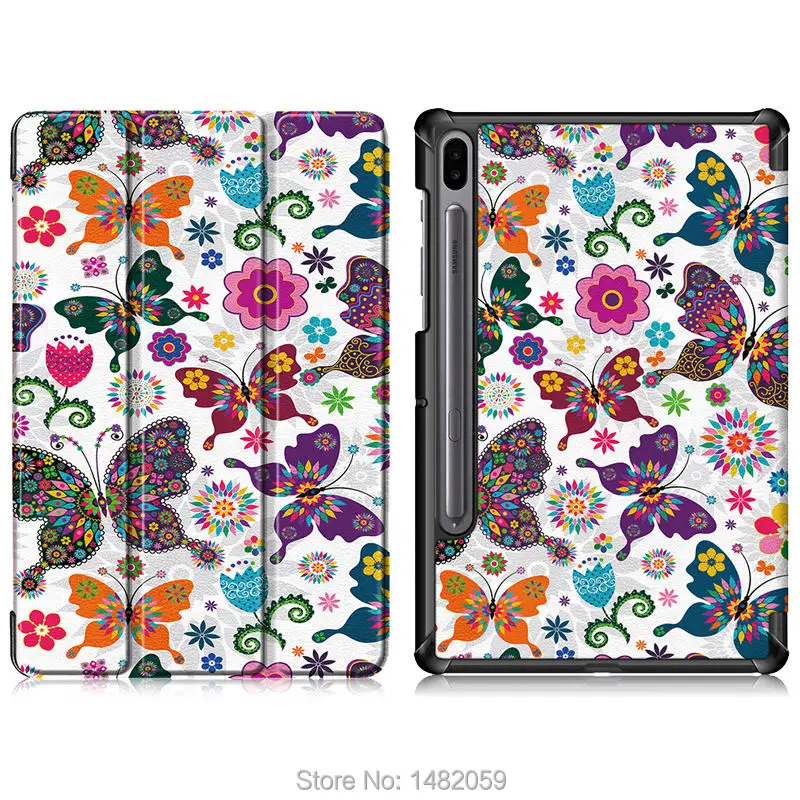 style 2 Чехол для samsung Galaxy Tab S6 SM-T860 SM-T865 10,", чехол для планшета с Умной подставкой для, чехол для samsung Tab S6 - Цвет: style 2