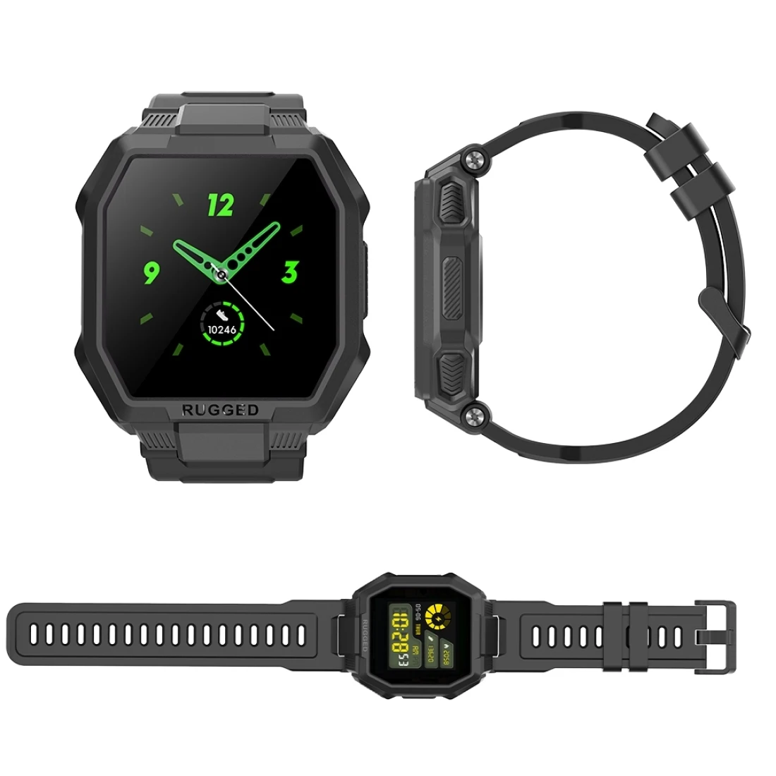 Смарт-часы Blackview R6 сенсорный экран 1 3 дюйма IP68 Bluetooth пульсометр | Электроника