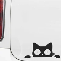 14cm6 2cm surprise cat peeking funny vinyl vehicle graphics decal sticker cartruck laptop bumper decoration car styling