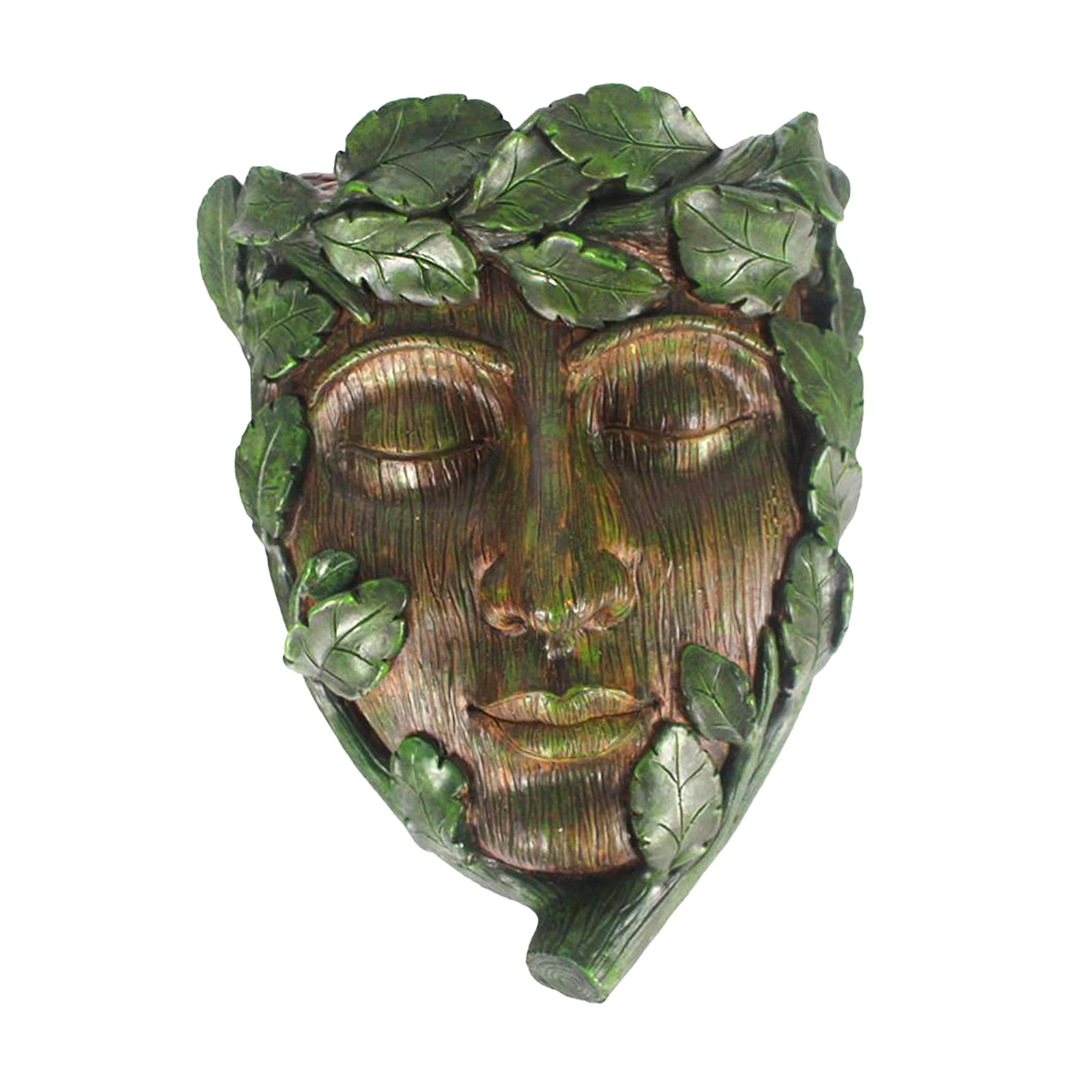 

Realistic Man Face Tree Resin Garden Yard Peeker Outdoor Trees Hugger Decor