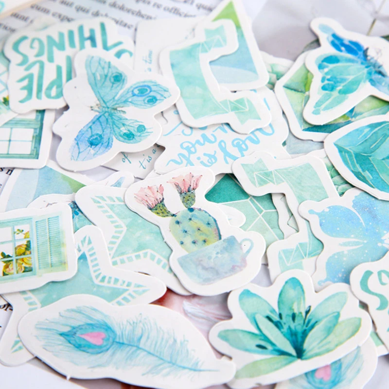 Креативные милые наклейки из мультфильмов бумажная наклейка для творчества