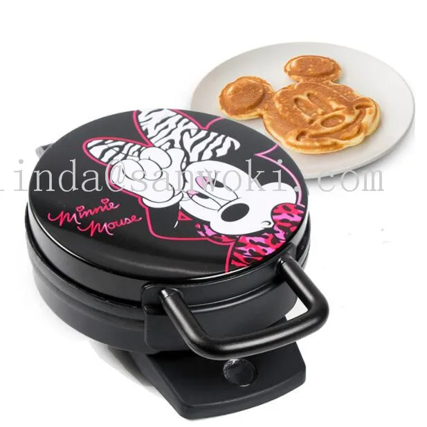 Милая мультяшная форма электрическая вафельница машина для выпечки завтрака