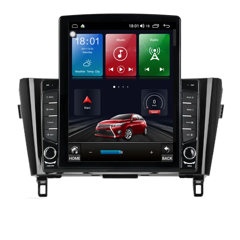 Автомобильный радиоприемник 9 7 дюйма Android 10 1 для NISSAN X-Trail 3 Qashqai 2013-2017 Tesla Type