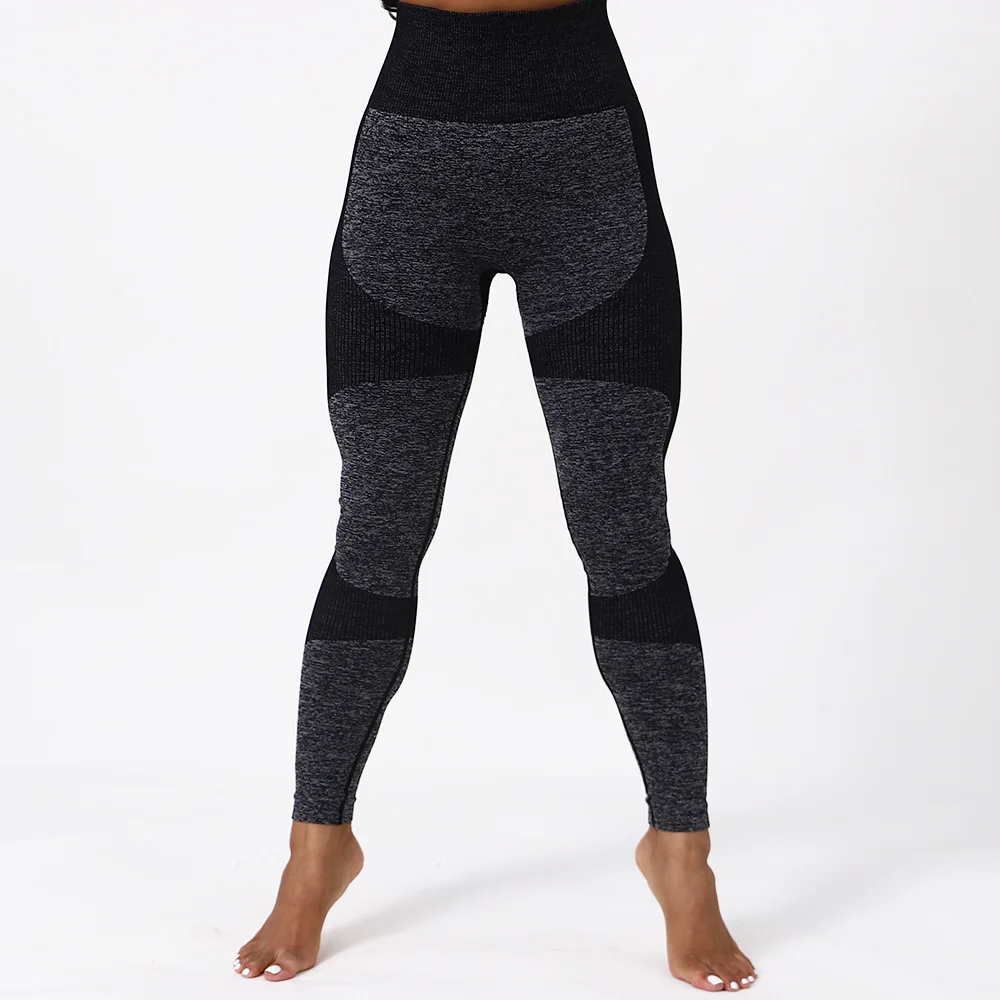 CB1200 black pant 2 шт./компл. Engery Йога Комплект Для женщин бесшовные Фитнес Йога бюстгальтер спортивный бюстгальтер Высокая Талия тренажерный зал камуфляжной расцветки, легинсы, штаны для фитнеса костюмы тренировки - Цвет: CB1200 black pant