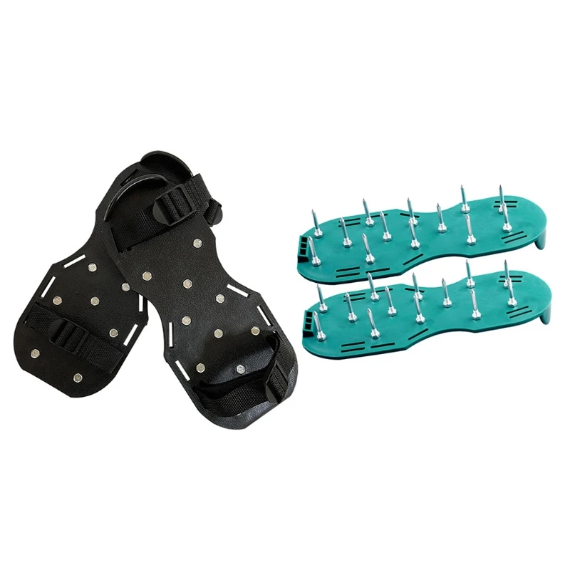 

Lawn Aerator Shoes Spike Sandals for Aerating Lawn Pre-Assembled Grass Aerator Tools for Yard Revives Lawn Health