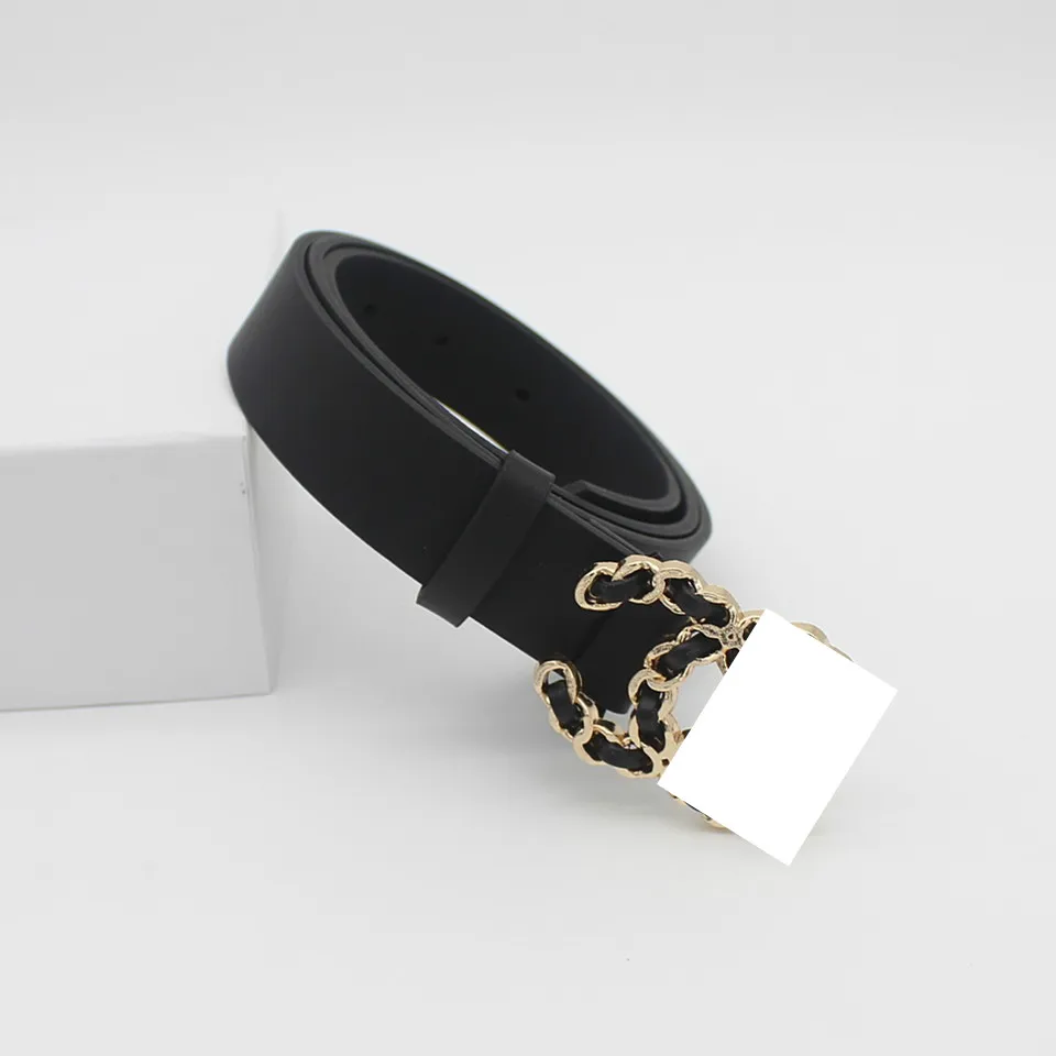 

Luxury Brand Belt for Women Man Black Classic cc Double G Buckle Belt Real Genuine Leather Belts Gifts