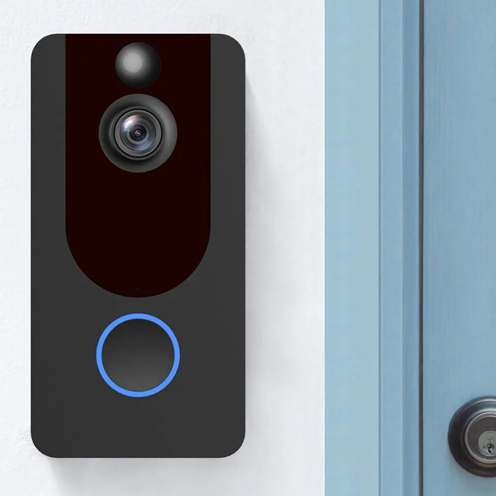 V7 HD 1080P смарт WiFi видео дверной звонок камера визуальный домофон с колокольчиком ночного видения IP дверной звонок беспроводная камера безопасности