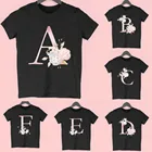 Новинка 2021, Детская футболка из ткани с надписью растения для мальчиков, Повседневная рубашка для маленьких девочек с милыми детскими буквами, летняя Модная рубашка с короткими рукавами