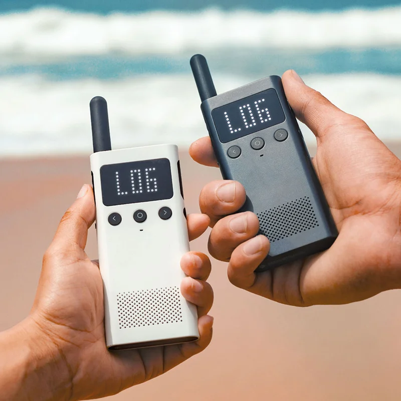 Xiaomi Mijia Walkie Talkie 1S умная рация с FM-радио динамиком приложением для смартфона Bluetooth