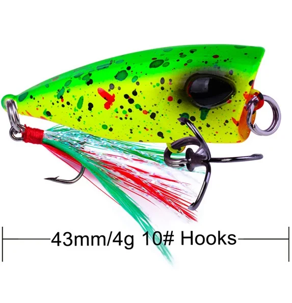 Фигурки для рыбалки 4 3 см г Topwater Minnow peces kosadaka вольм м фигурки pesca крючок sierra de calar