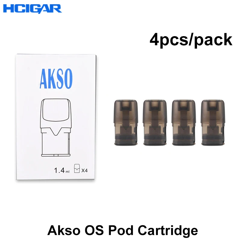 Многоразовый картридж HCIGAR Akso OS емкостью 1,4 мл и Ом