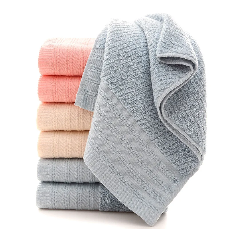Качественное мягкое однотонное полотенце из чистого хлопка оптом плотное