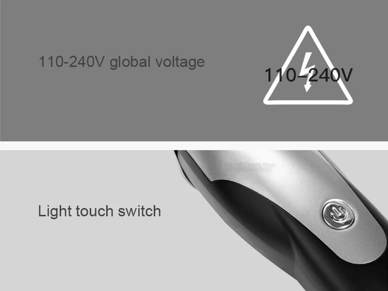 XIAOMI ENCHEN Hummingbird электрическая машинка для стрижки волос 10 Вт usb зарядка 110-240 в низкий уровень шума триммер для волос с 3 расческа для волос человек