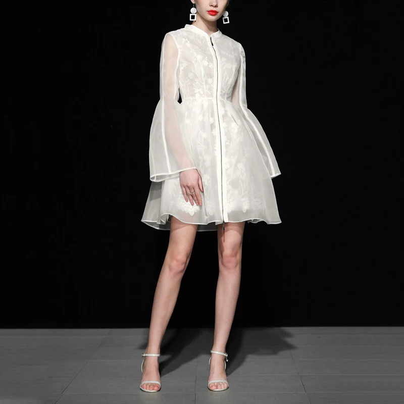 Новое летнее кружевное платье R336 2019 | Женская одежда