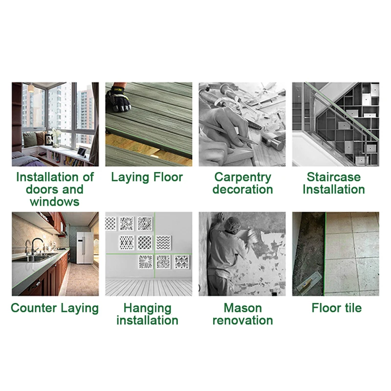 360 лазерный уровень зеленый светильник 16 линий прикрепляемый инструмент 3D