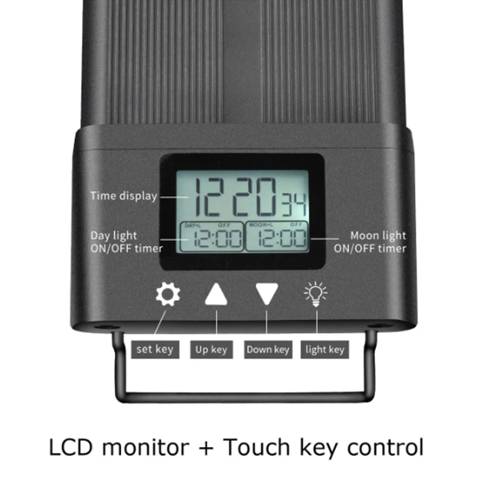 120 см/48 дюймов RGBW СИД аквариумный светильник полный спектр Алюминий сплав с