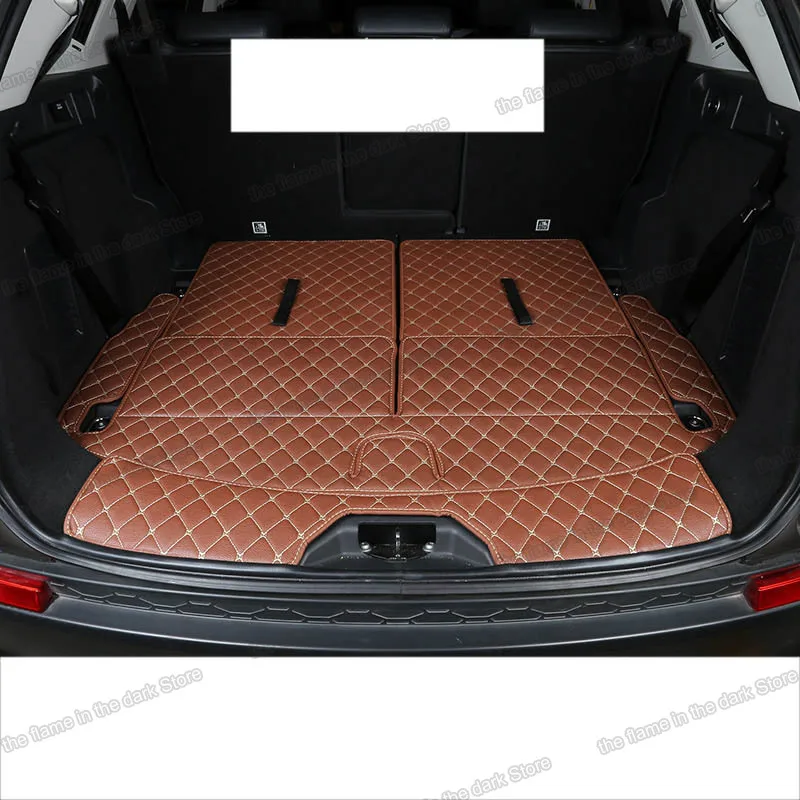 Lsrtw2017 коврик для багажника автомобиля из волоконной кожи land rover discovery sport 2014 2015 2016