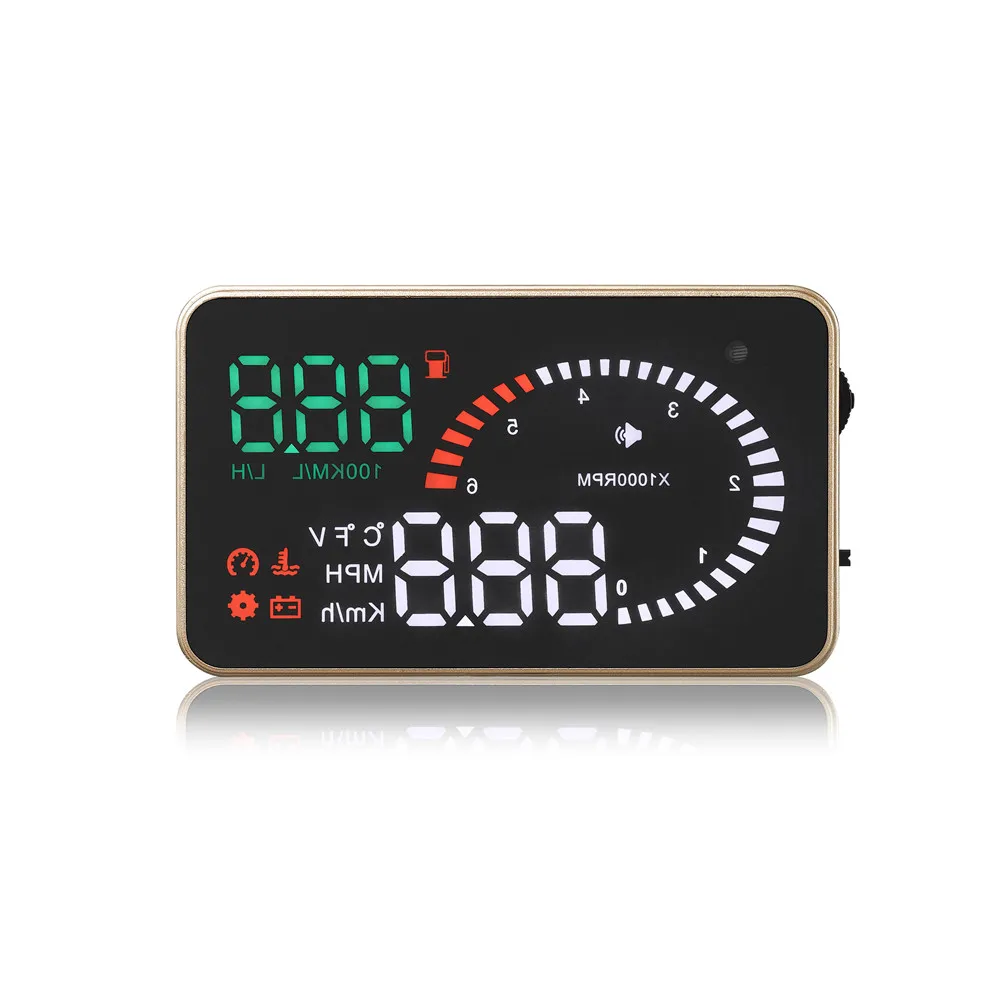 

Car Speed Hud OBD2 Head Up Display OBD2 Car Speedometer X6 Speedo Over Speed Voltage Alarm Windshield Projector Projector