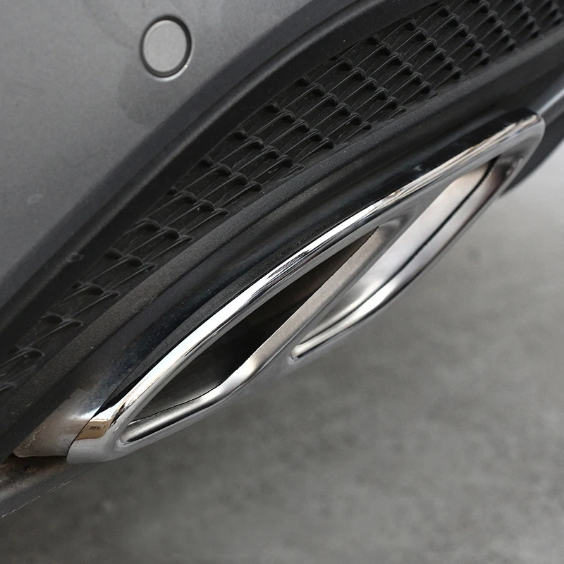 Модификация выхлопной трубы автомобиля выхлопная труба для Mercedes-Benz GLC x253 CLA C117 W213