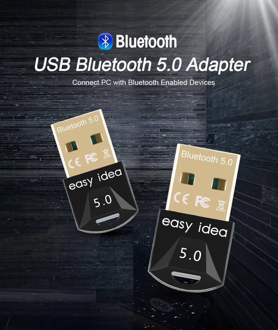 USB Bluetooth-адаптер 5 0 Bluetooth-приемник Dongle высокоскоростной передатчик Mini Bluetooth